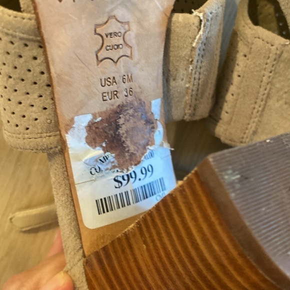 Via Spiga Suede Make me Nude heels size 6 - Picture 6 of 6